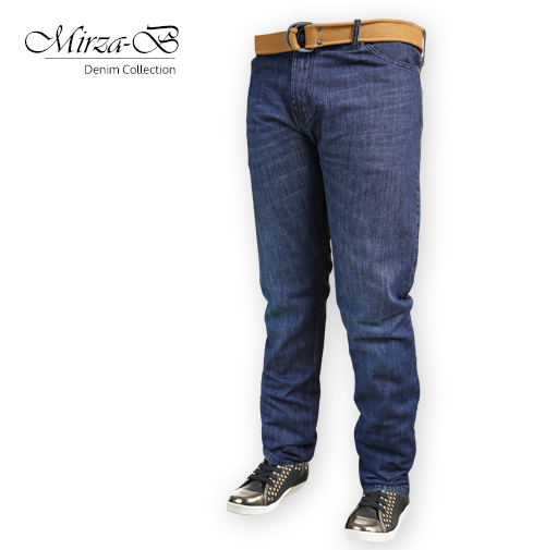 DENIM PANTS Slim fit Stone washed